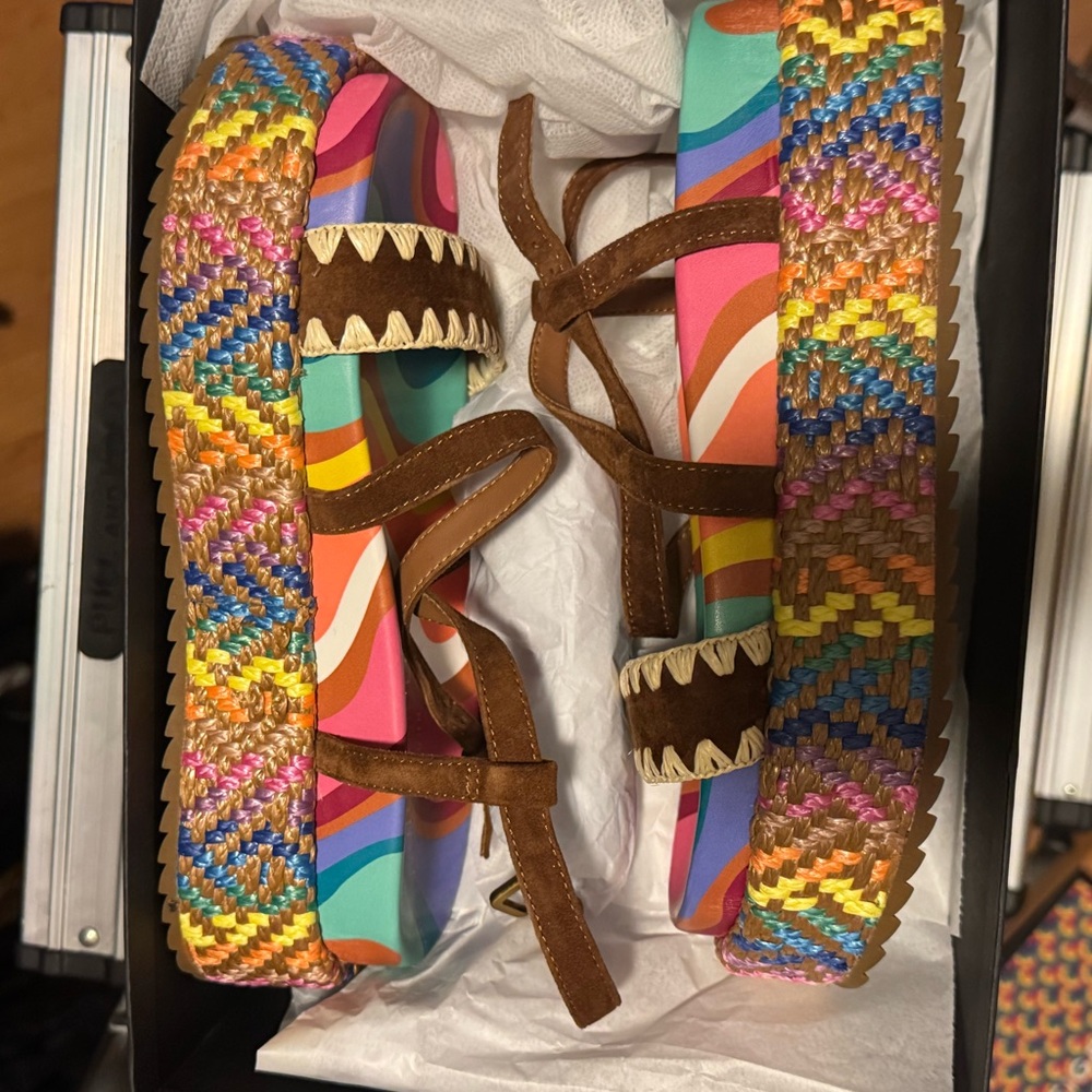 Kurt Geiger Multicolor Espadrille Sandals